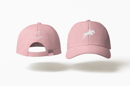 Showjumping Graphic Cap - Baby Pink