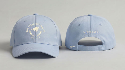 Preakness Crest Cap - Baby Blue